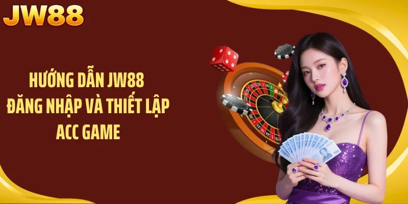 Hướng dẫn JW88 đăng nhập và thiết lập acc game