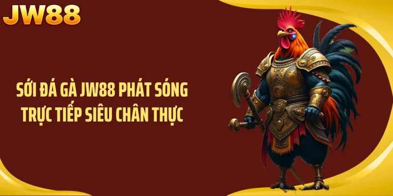 Sới đá gà JW88 phát sóng trực tiếp siêu chân thực
